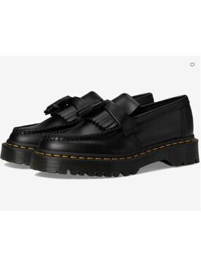 *NEW* Women's Dr. Martens Adrian Platform Tassel Loafers Black Size 6